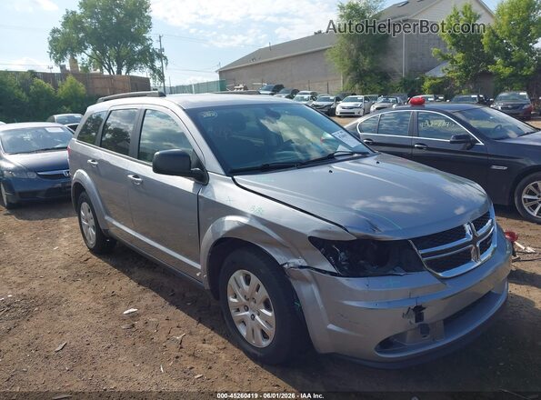 3C4PDCAB6JT490520 2018 DODGE JOURNEY Silver Vista frontal