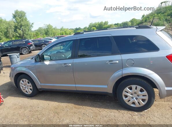 3C4PDCAB6JT490520 2018 DODGE JOURNEY Silver Vista interior de 360 grados