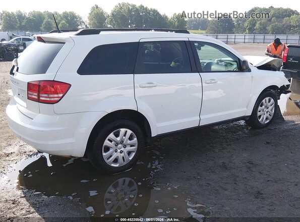 3C4PDCAB6JT498326 2018 DODGE JOURNEY White Հետևի աջ