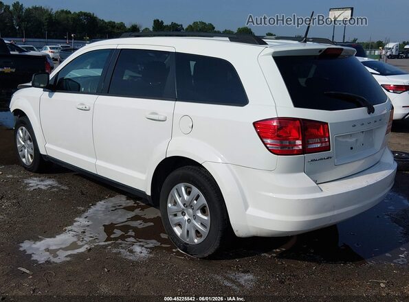 3C4PDCAB6JT498326 2018 DODGE JOURNEY White Հետևի ձախ