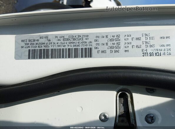 3C4PDCAB6JT498326 2018 DODGE JOURNEY White Շարժիչի բաժամունքի տեսք