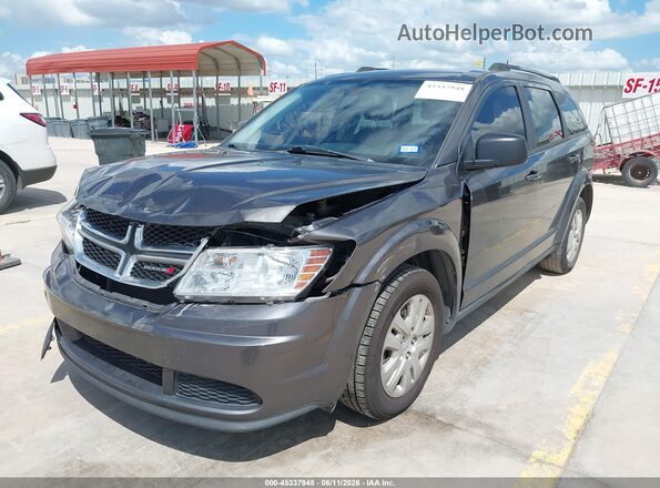 3C4PDCAB6KT871589 2019 DODGE JOURNEY Gray Передня ліва чверть