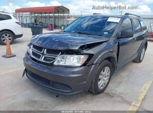 3C4PDCAB6KT871589 2019 DODGE JOURNEY Gray Вид спереду