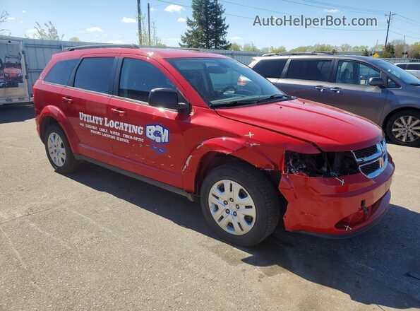 3C4PDCAB6LT242111 2020 DODGE JOURNEY Red Առջևի աջ