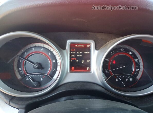 3C4PDCAB6LT242111 2020 DODGE JOURNEY Red Սարքավորումների վահանակի տեսք