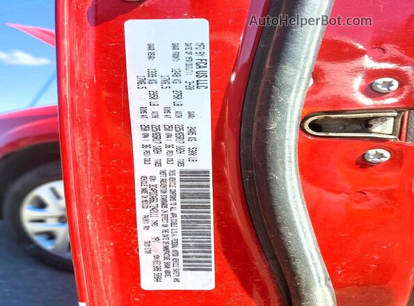 3C4PDCAB6LT242111 2020 DODGE JOURNEY Red VIN կոդի պիտակի տեսք