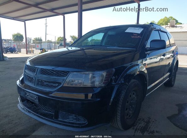 3C4PDCAB7GT210449 2016 DODGE JOURNEY Black Առջևի ձախ երեք քառորդ տեսարան