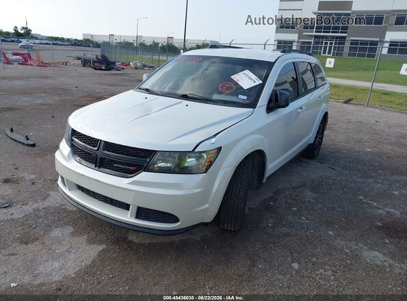 3C4PDCAB7JT218994 2018 DODGE JOURNEY White Առջևի ձախ երեք քառորդ տեսարան