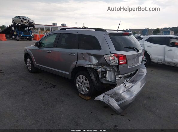 3C4PDCAB7KT872699 2019 DODGE JOURNEY Silver Tył lewy