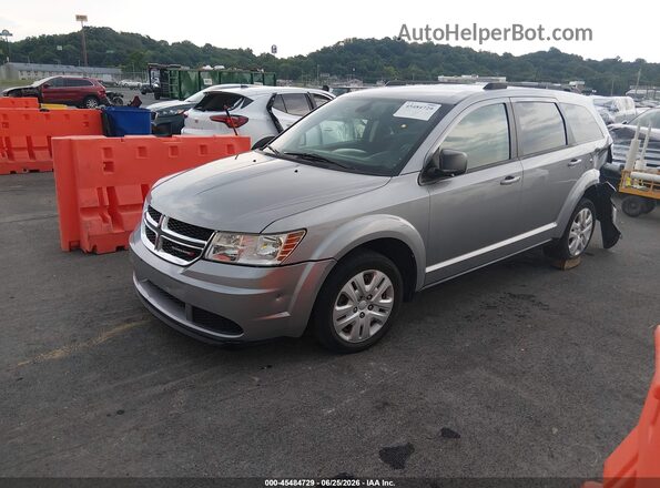 3C4PDCAB7KT872699 2019 DODGE JOURNEY Silver Przód lewy