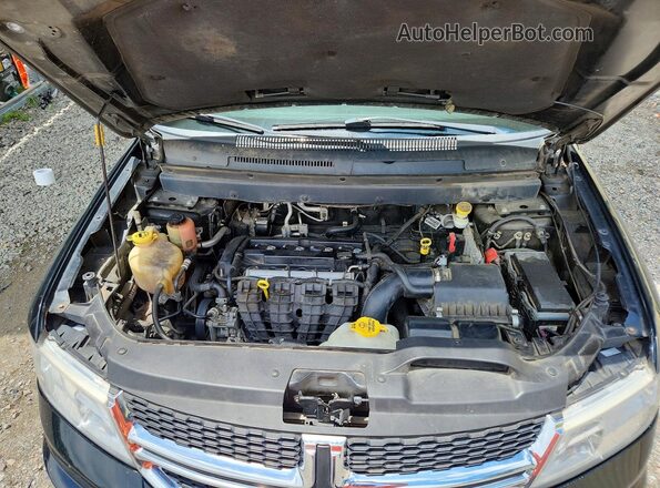 3C4PDCAB8HT527254 2017 DODGE JOURNEY Black Vista del compartimento del motor