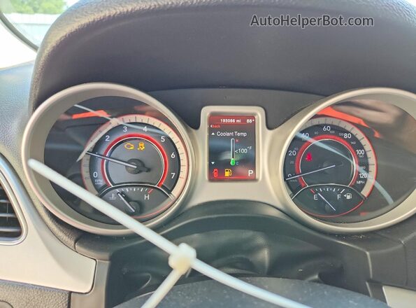 3C4PDCAB8HT527254 2017 DODGE JOURNEY Black Vista del cuadro de instrumentos