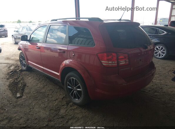 3C4PDCAB8JT310731 2018 DODGE JOURNEY Красный Задняя левая четверть