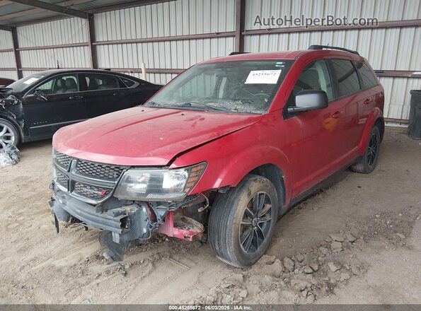 3C4PDCAB8JT310731 2018 DODGE JOURNEY Красный Передняя левая четверть