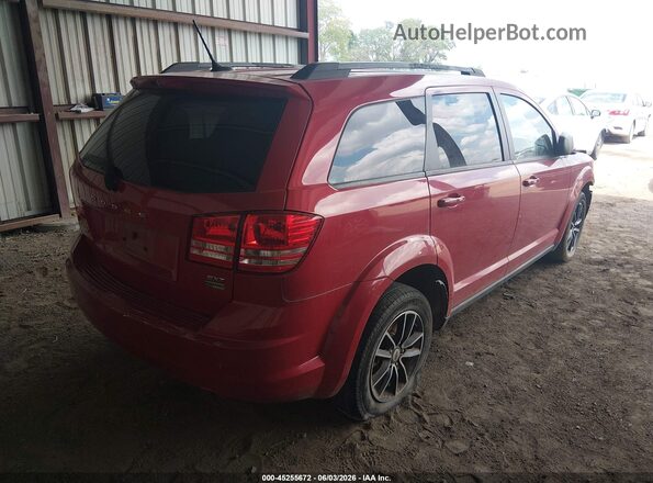 3C4PDCAB8JT310731 2018 DODGE JOURNEY Красный Задняя правая четверть