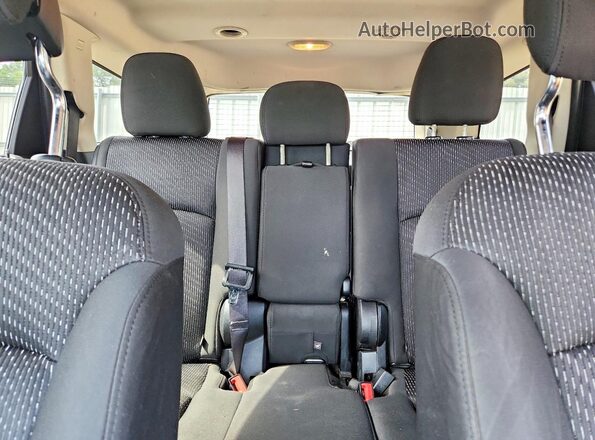 3C4PDCAB9GT139500 2016 DODGE JOURNEY Black უკანა სავარძლების ხედი