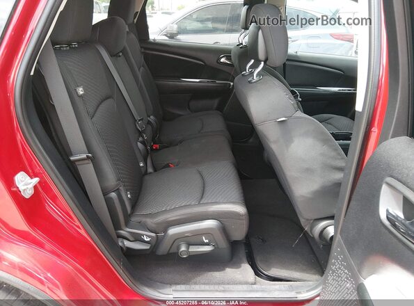 3C4PDCAB9GT247891 2016 DODGE JOURNEY Red VIN sticker view