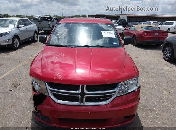 3C4PDCAB9GT247891 2016 DODGE JOURNEY Red Instrument cluster view