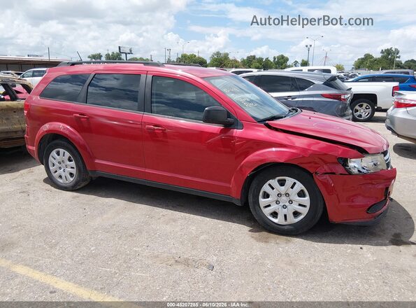 3C4PDCAB9GT247891 2016 DODGE JOURNEY Red Rear interior view