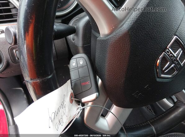 3C4PDCAB9GT247891 2016 DODGE JOURNEY Red Dashboard view