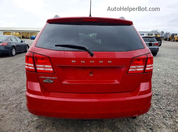 3C4PDCAB9HT683447 2017 DODGE JOURNEY Red Вид ззаду