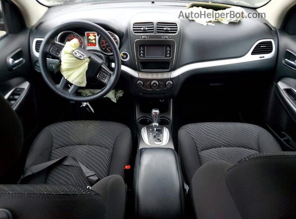 3C4PDCAB9HT683447 2017 DODGE JOURNEY Red Вид панелі приладів