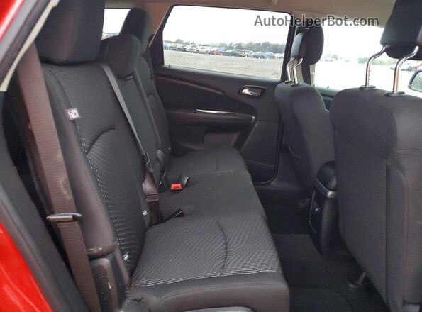 3C4PDCAB9HT683447 2017 DODGE JOURNEY Red Вид задньої частини салону