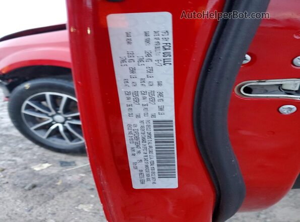 3C4PDCAB9HT683447 2017 DODGE JOURNEY Red Панорамний вид салону 360°