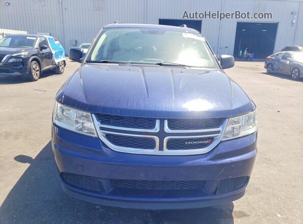 3C4PDCAB9JT184122 2018 DODGE JOURNEY Blue Вид спереду