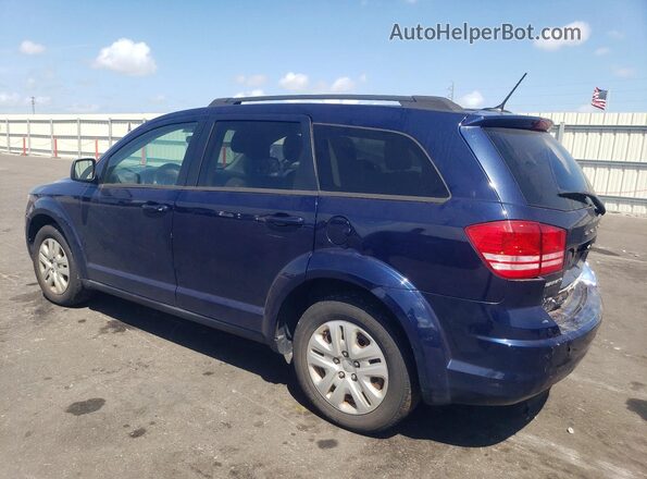3C4PDCAB9JT184122 2018 DODGE JOURNEY Blue Задня ліва чверть