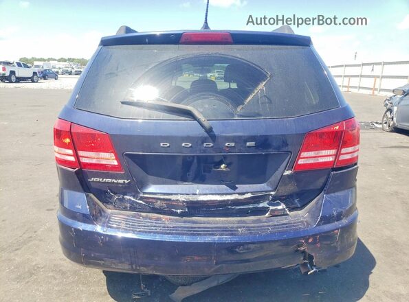 3C4PDCAB9JT184122 2018 DODGE JOURNEY Blue Вид ззаду