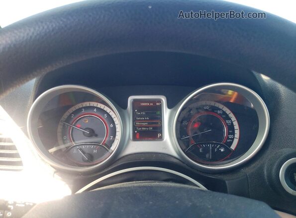 3C4PDCAB9JT184122 2018 DODGE JOURNEY Blue Вид щитка приладів