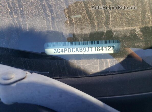 3C4PDCAB9JT184122 2018 DODGE JOURNEY Blue Вид наклейки з VIN-кодом