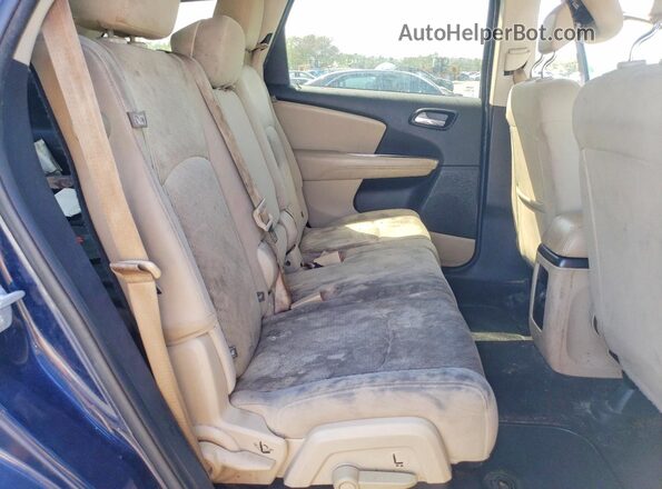 3C4PDCAB9JT184122 2018 DODGE JOURNEY Blue Вид задньої частини салону