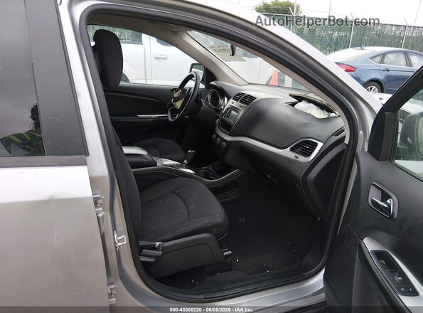 3C4PDCAB9JT340269 2018 DODGE JOURNEY Silver Սալոնի դիմացի տեսք