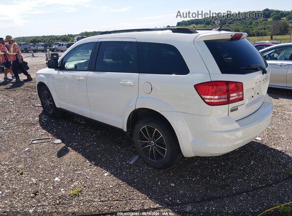3C4PDCAB9JT386006 2018 DODGE JOURNEY Белый Задняя левая четверть
