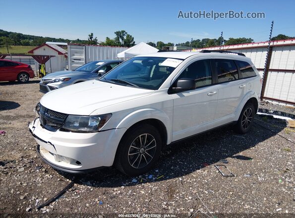 3C4PDCAB9JT386006 2018 DODGE JOURNEY Белый Передняя левая четверть