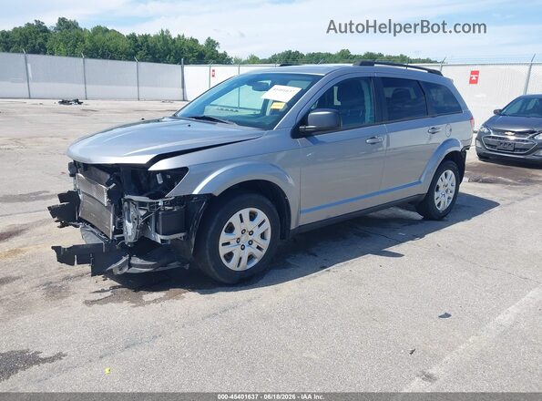 3C4PDCAB9JT530069 2018 DODGE JOURNEY Silver Vista tres cuartos delantera izquierda