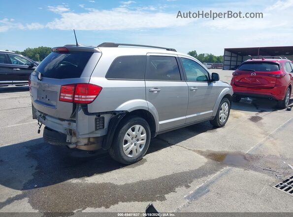 3C4PDCAB9JT530069 2018 DODGE JOURNEY Silver Trasero derecho