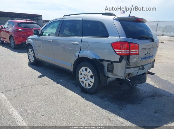 3C4PDCAB9JT530069 2018 DODGE JOURNEY Silver Trasero izquierdo