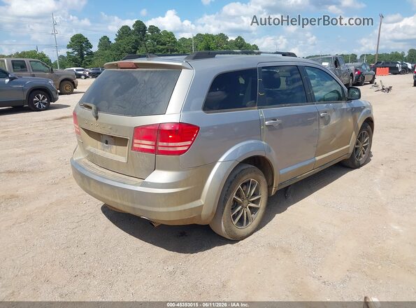 3C4PDCAB9JT535563 2018 DODGE JOURNEY Серебряный Задняя правая четверть