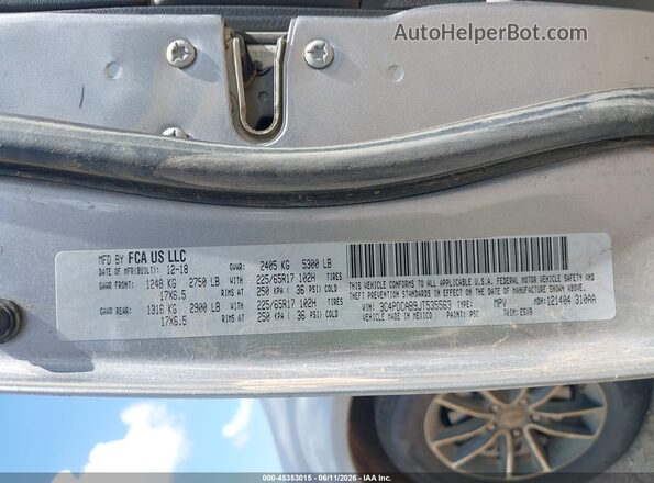 3C4PDCAB9JT535563 2018 DODGE JOURNEY Серебряный Вид подкапотного пространства