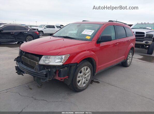 3C4PDCAB9LT247559 2020 DODGE JOURNEY Red Przód lewy