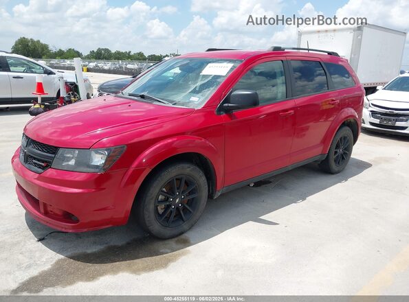 3C4PDCAB9LT251143 2020 DODGE JOURNEY Красный Передняя левая четверть