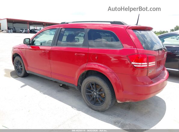 3C4PDCAB9LT251143 2020 DODGE JOURNEY Красный Задняя левая четверть