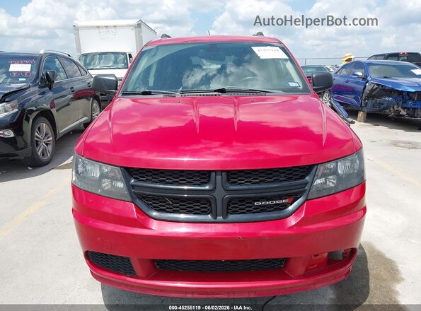 3C4PDCAB9LT251143 2020 DODGE JOURNEY Красный Вид задней части салона