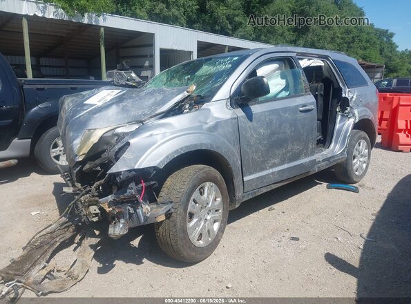 3C4PDCABXGT215712 2016 DODGE JOURNEY Silver Առջևի ձախ երեք քառորդ տեսարան