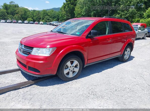 3C4PDCABXHT529653 2017 DODGE JOURNEY Red Przód lewy