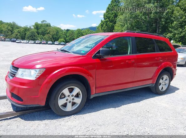 3C4PDCABXHT529653 2017 DODGE JOURNEY Red Widok z przodu