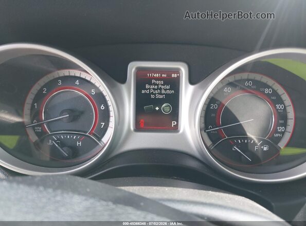 3C4PDCABXHT559994 2017 DODGE JOURNEY White უკანა სავარძლების ხედი